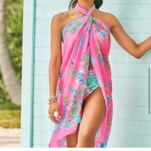 Lilly Pulitzer - Limited Edition - Havana Casa Jaguar Print Beach Pareo Coverup